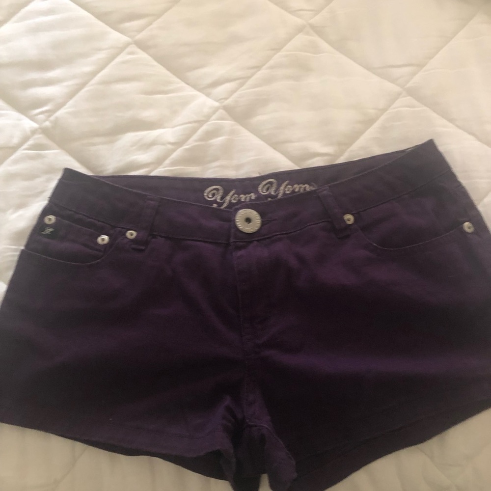 Purple Women's Denim Shorts